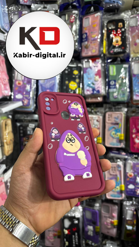 قاب گوشی Galaxy A11/M11 سامسونگ طرح سیلیکونی ژله ای سولید SOLID سه بعدی برجسته عروسکی پاتریک محافظ لنزدار