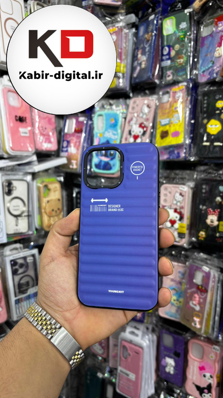 قاب طرح ضد ضربه مات یانگ کیت YoungKit گوشی iphone 14 Pro Max اپل آیفون رنگ بنفش