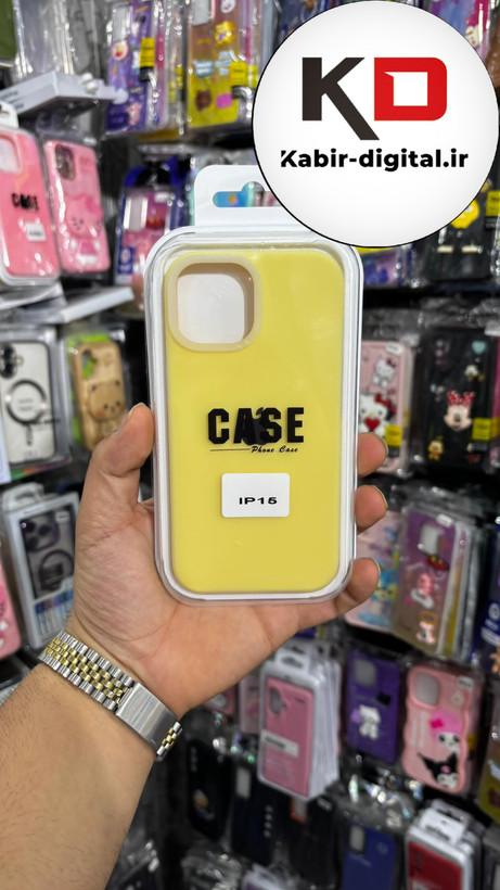 قاب گوشی iPhone 13 آیفون Q Series اورجینال سیلیکونی رنگ پاستلی زرد