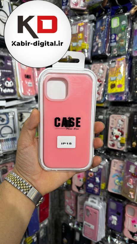 قاب گوشی iPhone 13 آیفون Q Series اورجینال سیلیکونی رنگ پاستلی صورتی