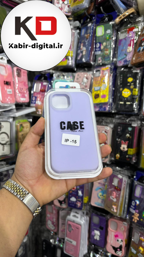 قاب گوشی iPhone 14 آیفون Q Series اورجینال سیلیکونی رنگ پاستلی بنفش