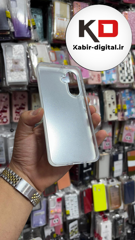 قاب گوشی Galaxy A26/A16سامسونگ فانتزی سخت Hard لیزری عروسکی برجسته اسپینردار طرح پروانه کیوت