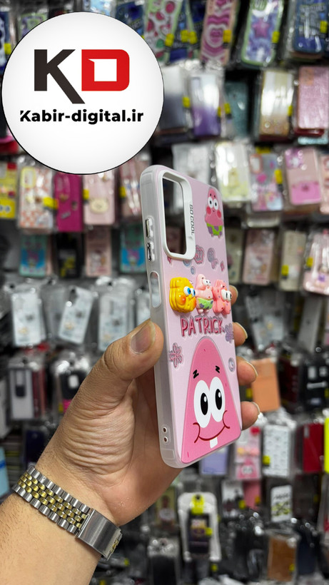 قاب گوشی Galaxy A14 سامسونگ So Cool طرح Patrick and Bob عروسکی خانواده پاتریک