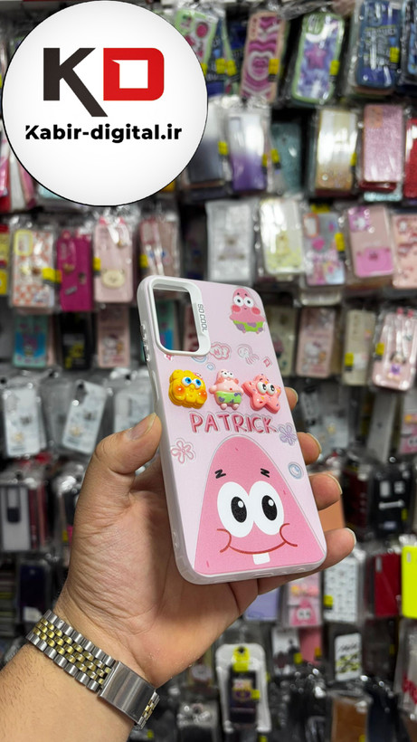 قاب گوشی Galaxy A54 سامسونگ So Cool طرح Patrick and Bob عروسکی خانواده پاتریک