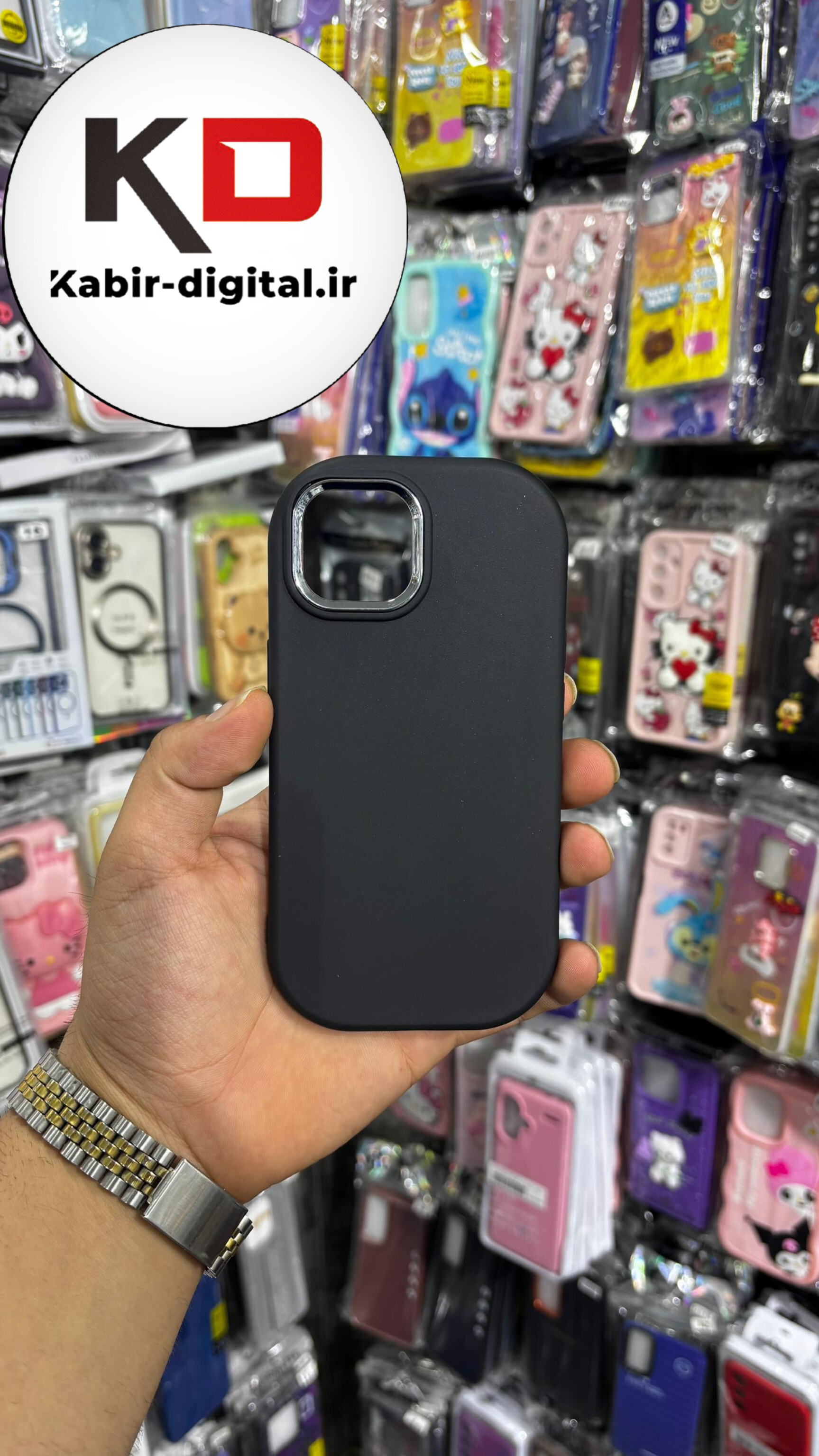 کاور Curve Black رنگ مشکی سیلیکون ژله ای مناسب برای گوشی موبایل آیفون 15- iPhone15