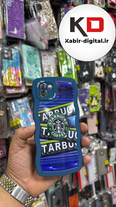 قاب گوشی Galaxy A03 سامسونگ منحنی دور سیلیکونی متال طرح سه بعدی استار باکس