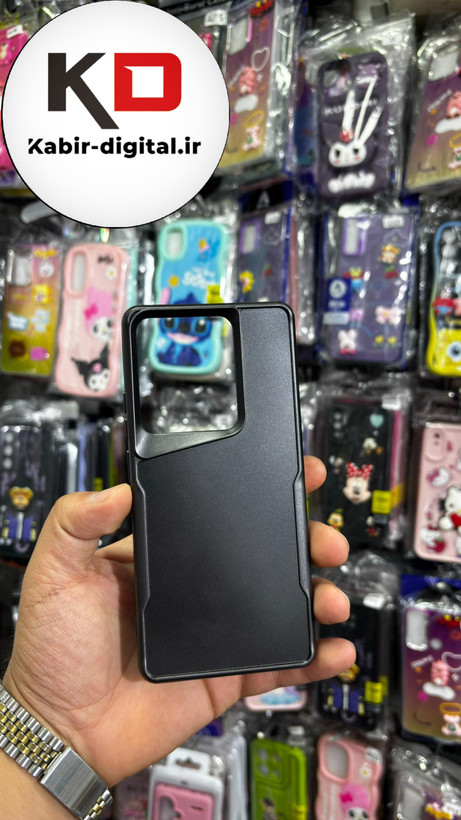 قاب گوشی Redmi Note 13 4g شیائومی New Zone سیلیکونی متالیک Sport مشکی