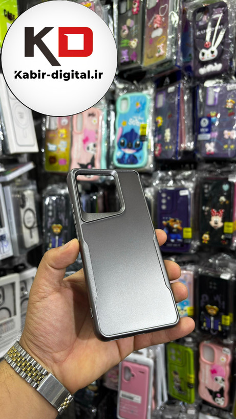 قاب گوشی Redmi Note 13 4g شیائومی New Zone سیلیکونی متالیک Sport صحرایی