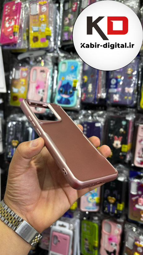 قاب گوشی Redmi Note 13 Pro 4G / Poco M6 Pro 4G / Redmi Note 14S شیائومی New Zone سیلیکونی متالیک Sport گلبهی