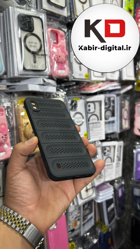 قاب گوشی Galaxy A10 سیلیکونی پافر PC توری زیر بسته محافظ لنز دار مشکی