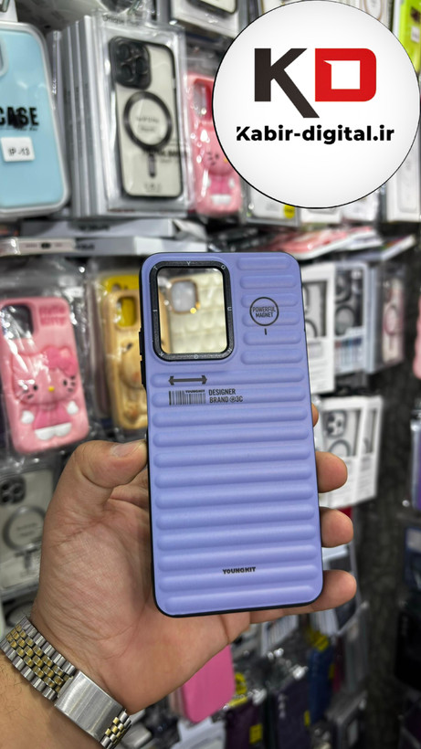 قاب گوشی Redmi Note 12 شیائومی طرح ضد ضربه مات یانگ کیت YoungKit یاسی