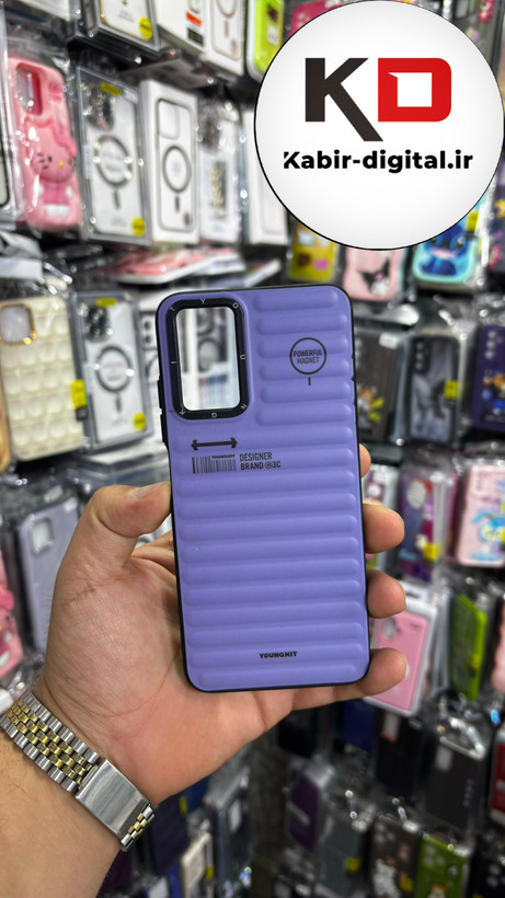 قاب گوشی Redmi Note 12s شیائومی طرح ضد ضربه مات یانگ کیت YoungKit یاسی