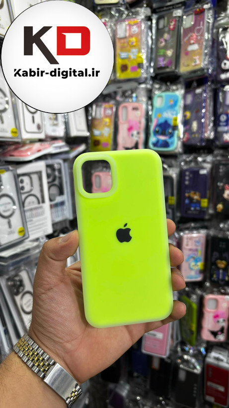 قاب گوشی iPhone 11 آیفون Q Series اورجینال سیلیکونی رنگ پاستلی سبز