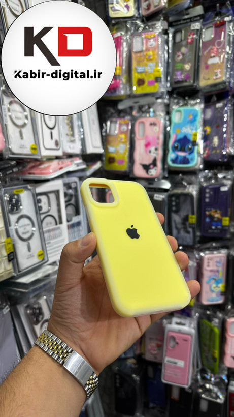 قاب گوشی iPhone 11 آیفون Q Series اورجینال سیلیکونی رنگ پاستلی زرد