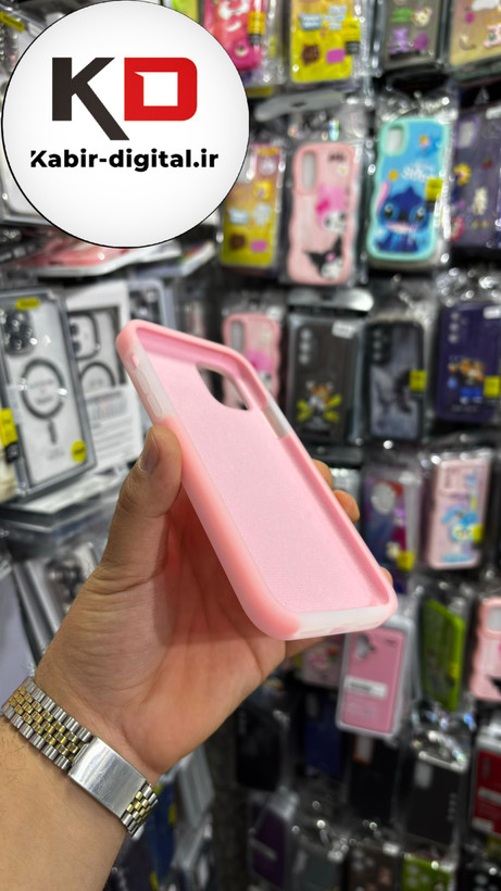 قاب گوشی iPhone 11 آیفون Q Series اورجینال سیلیکونی رنگ پاستلی صورتی