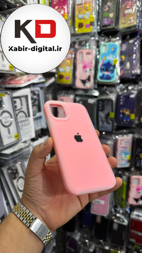 قاب گوشی iPhone 11 آیفون Q Series اورجینال سیلیکونی رنگ پاستلی صورتی