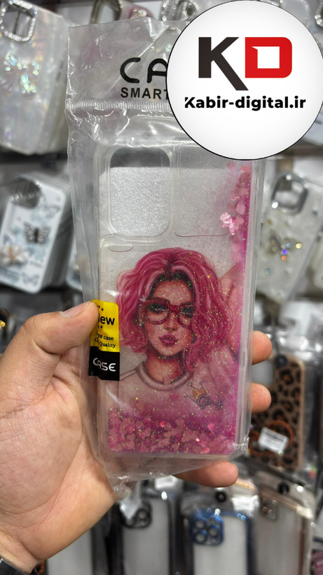 قاب گوشی Redmi Note 10 / Note 10s/Poco M5s شیائومی طرح فانتزی اکلیلی آکواریومی مدل دخترانه صورتی