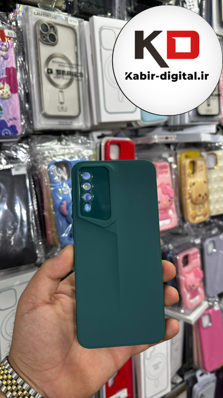قاب گوشی Galaxy A30s/A50/A50s سامسونگ سری Porsche Design پورش دیزاین Hard LUXURY محافظ لنز دار سبز