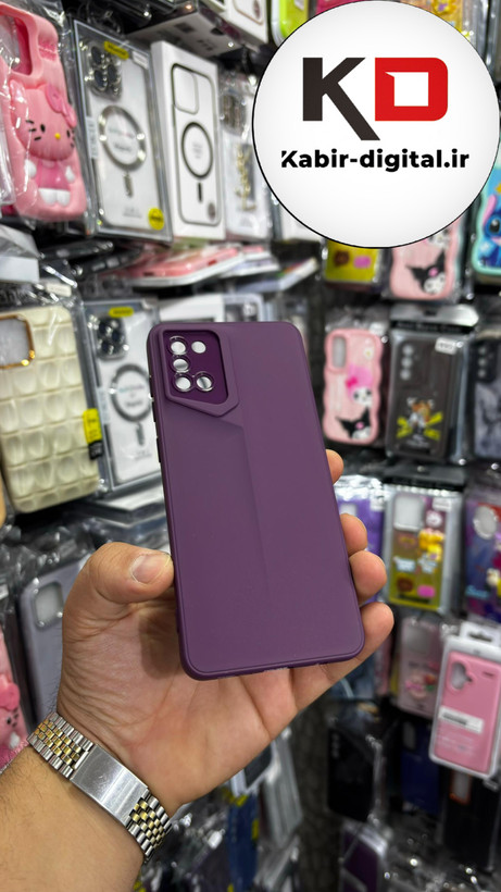 قاب گوشی Galaxy A31/51 سامسونگ سری Porsche Design پورش دیزاین Hard LUXURY محافظ لنز دار بنفش
