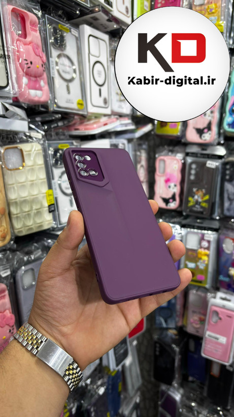 قاب گوشی Galaxy A31/51 سامسونگ سری Porsche Design پورش دیزاین Hard LUXURY محافظ لنز دار بنفش