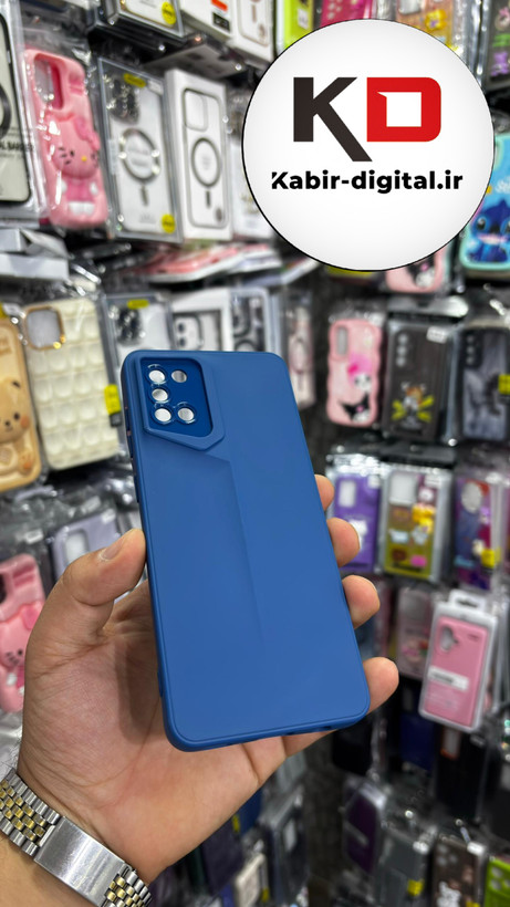 قاب گوشی Galaxy A31/51 سامسونگ سری Porsche Design پورش دیزاین Hard LUXURY محافظ لنز دار آبی