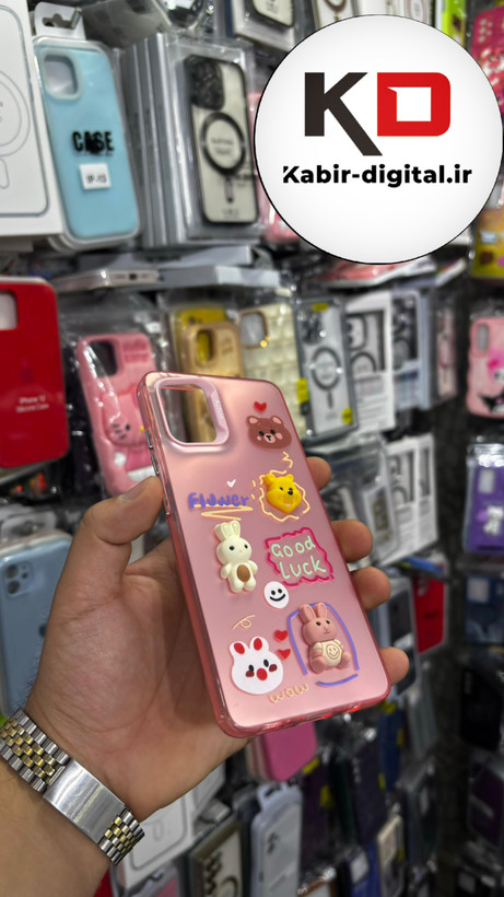 قاب گوشی Galaxy A31/51 سامسونگ طرح Toy Story برجسته عروسکی صورتی