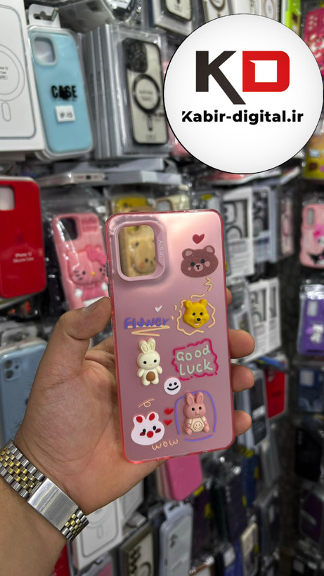 قاب گوشی Galaxy A31/51 سامسونگ طرح Toy Story برجسته عروسکی صورتی