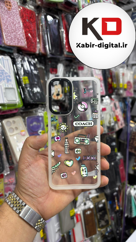 قاب گوشی Galaxy A13 4g سامسونگ So CooL سوکول اورجینال فانتزی دکمه کرومی طرح فانتزی