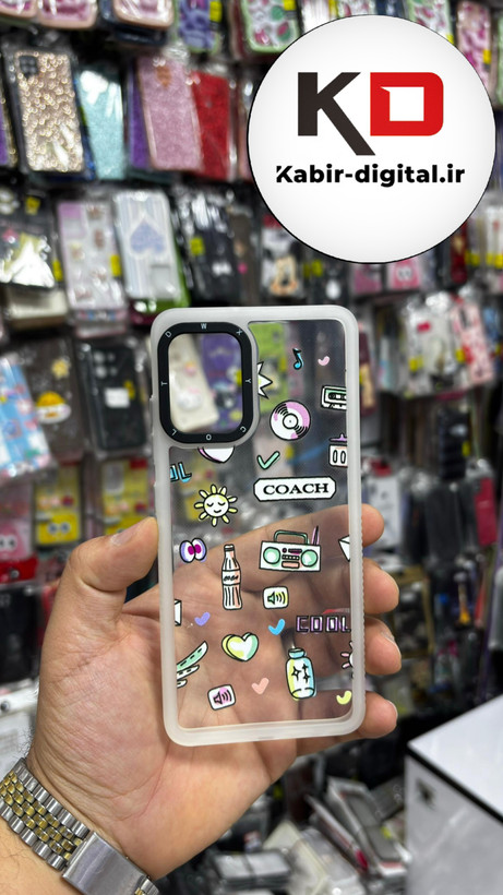 قاب گوشی Galaxy A32 4g سامسونگ So CooL سوکول اورجینال فانتزی دکمه کرومی طرحدار