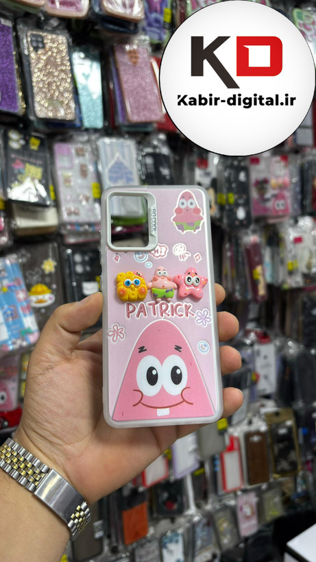 قاب گوشی Galaxy A32 4Gسامسونگ So Cool طرح Patrick and Bob عروسکی برجسته خانواده پاتریک