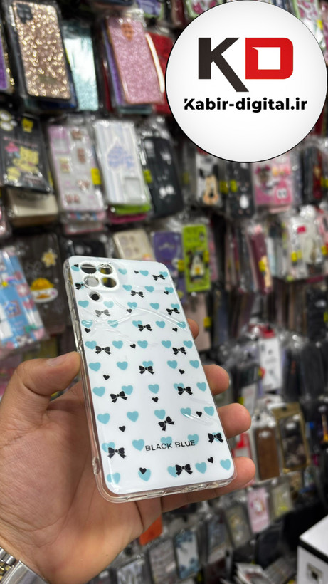 قاب گوشی Galaxy A22 4G- M32سامسونگ فانتزی اورجینال دور سیلیکونی ضدخش ضد ضربه طرح پاپیون و قلب