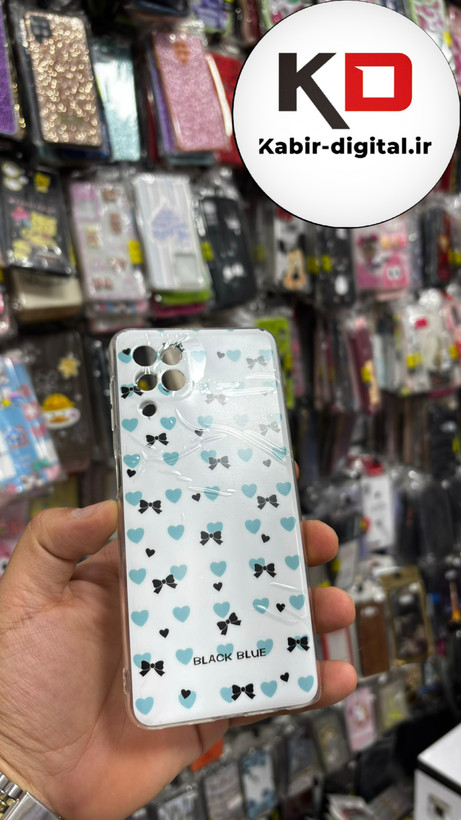 قاب گوشی Galaxy A22 4G- M32سامسونگ فانتزی اورجینال دور سیلیکونی ضدخش ضد ضربه طرح پاپیون و قلب