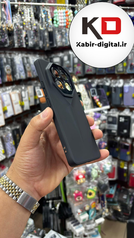 قاب گوشی Redmi Note 14 PRO 5G /NOTE 14 PRO PLUS شیائومی سری Porsche Design پورش دیزاین Hard LUXURY محافظ لنز دار مشکی