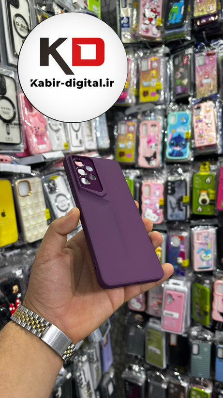 قاب گوشی Galaxy A73 سامسونگ سری Porsche Design پورش دیزاین Hard LUXURY محافظ لنز دار بنفش