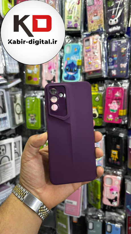 قاب گوشی Galaxy A04s سامسونگ سری Porsche Design پورش دیزاین Hard LUXURY محافظ لنز دار بنفش