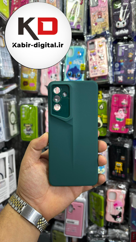 قاب گوشی Galaxy A04s سامسونگ سری Porsche Design پورش دیزاین Hard LUXURY محافظ لنز دار سبز