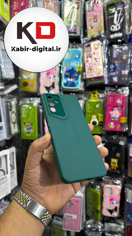 قاب گوشی Galaxy A04s سامسونگ سری Porsche Design پورش دیزاین Hard LUXURY محافظ لنز دار سبز