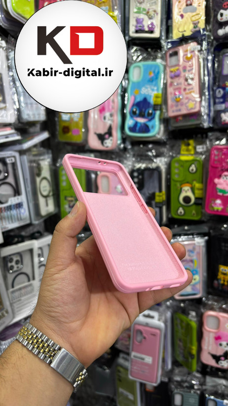 قاب گوشی POCO F6 PRO شیائومی سیلیکونی اورجینال پاک کنی درجه یک زیربسته صورتی