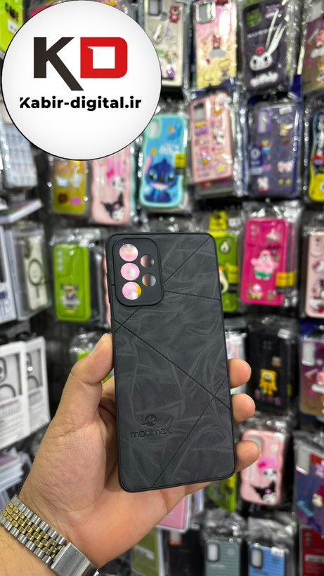 قاب گوشی Galaxy A73 سامسونگ طرح ژله ای چرمی ساده REMAX مشکی