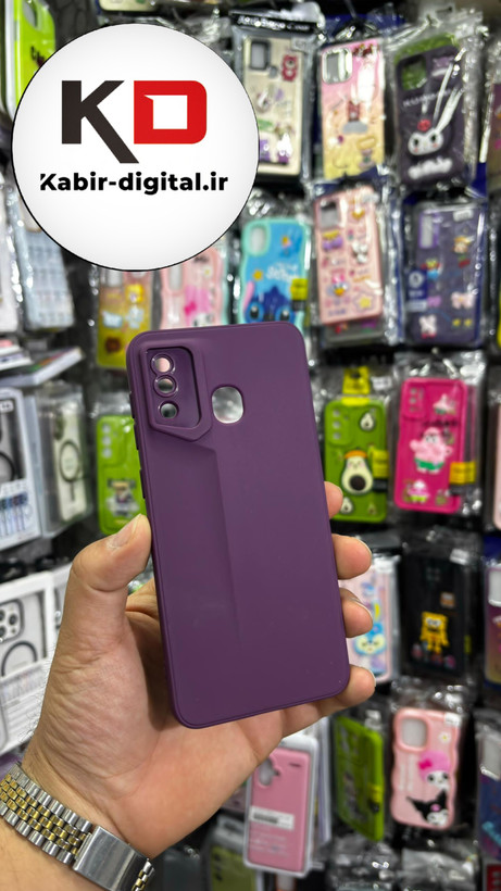 قاب گوشی Galaxy A30/A20 سامسونگ سری Porsche Design پورش دیزاین Hard LUXURY محافظ لنز دار بنفش