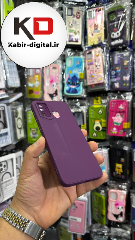 قاب گوشی Galaxy A20 سامسونگ سری Porsche Design پورش دیزاین Hard LUXURY محافظ لنز دار بنفش