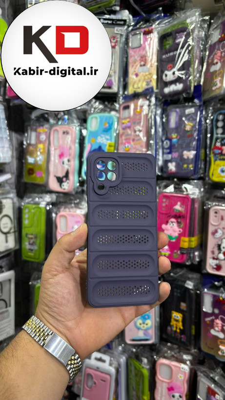 قاب گوشی Galaxy A22 4g / M32 سامسونگ سری Porsche Design پورش دیزاین Hard LUXURY محافظ لنز دار بنفش