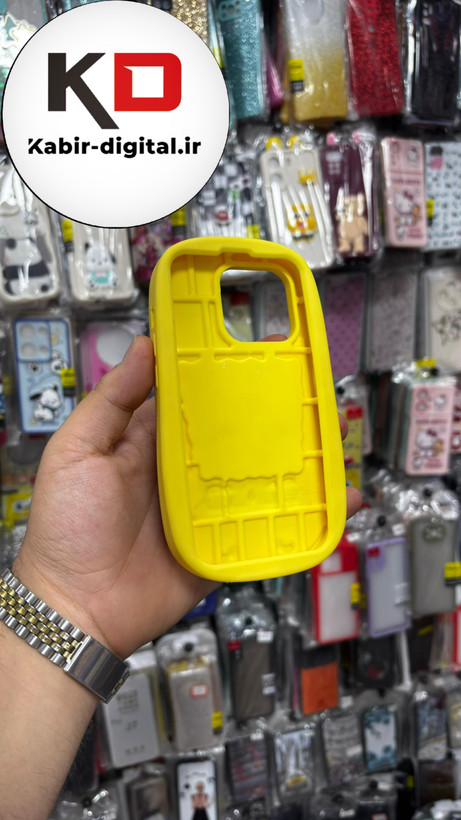 قاب گوشی iPhone 15 Proآیفون باب اسفنجی آدامسی بادکنکی سیلیکون اورجینال پاکنی