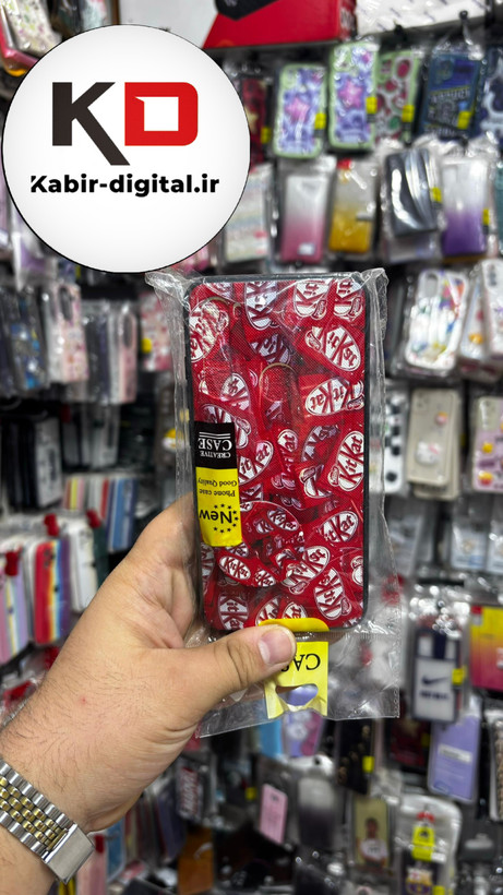 قاب گوشی Redmi Note 8شیائومی فانتزی سوزنی برجسته طرح شکلات کیت کت پاپ سوکت دار