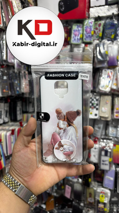 قاب گوشی Redmi Note 9s/ Note 9 Proشیائومی فانتزی سوزنی برجسته طرح مادر و دختر پاپ سوکت دار