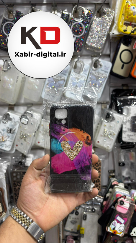 قاب گوشی Redmi Note 11 4G/Note 11s /Note 12sشیائومی مدل آبرنگی رنگ مشکی