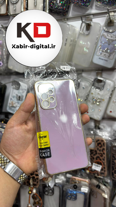 قاب گوشی Galaxy A53سامسونگ طرح سیلیکونی لاکچری دستبندی محافظ لنز دار