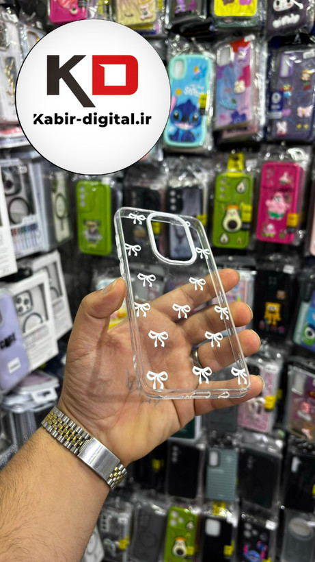 قاب گوشی Redmi 8 Pro شیائومی لاکچری شفاف لنز کرومی طرح پاپیون مینیمال