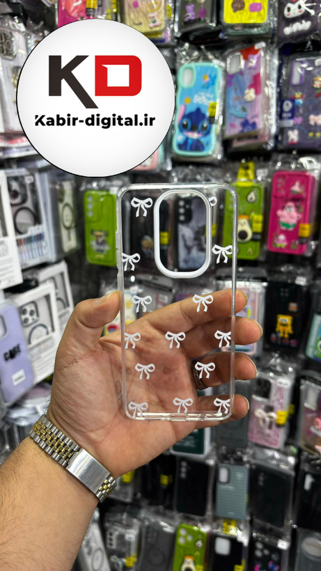 قاب گوشی Redmi 9s/Redmi 9 Pro شیائومی لاکچری شفاف لنز کرومی طرح پاپیون مینیمال
