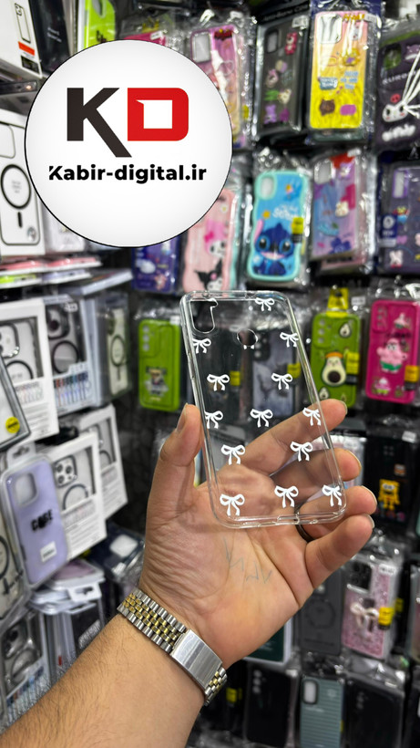 قاب گوشی Galaxy A11/M11سامسونگ لاکچری شفاف طرح پاپیون مینیمال
